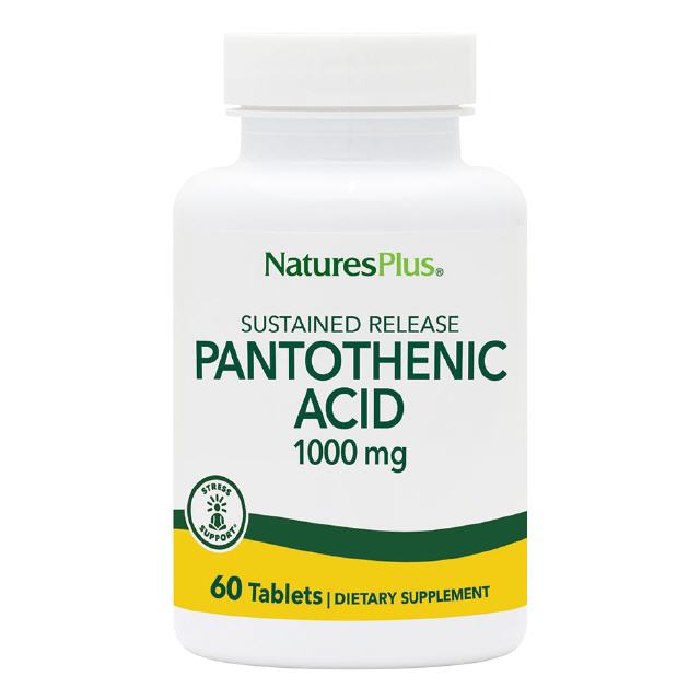 Pantothenic Acid 500 mg 90 Tabletten Natures Plus