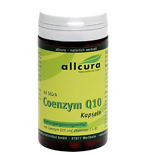 Coenzym Q10 100 mg 60 Kapseln allcura / biofermentativ gewonnen