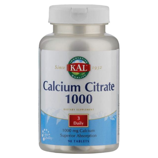 Calcium Citrate 1000 mg 90 Tabletten KAL