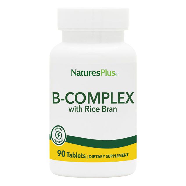 B-Complex with Rice bran 90 Tabletten Natures Plus