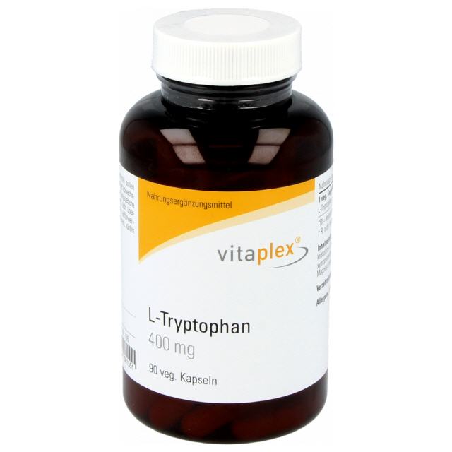 L-Tryptophan 400 mg  90 veg. Kapseln vitaplex
