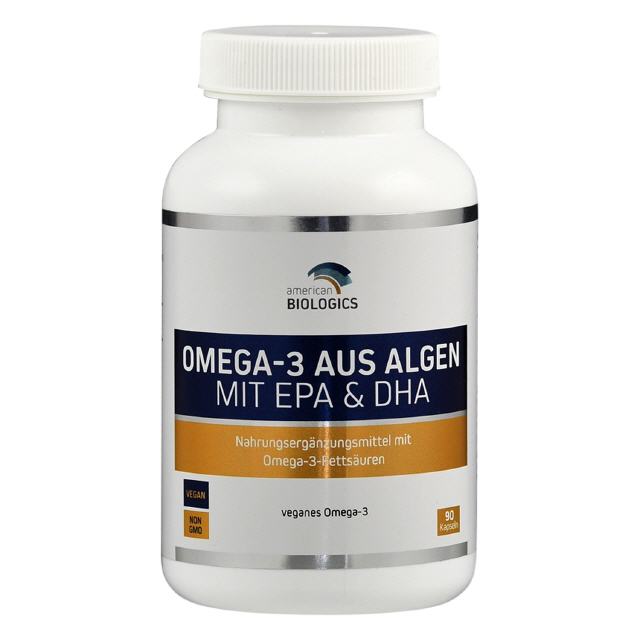 Omega-3 aus Algen 90 vegane Kapseln AmericanBiologics