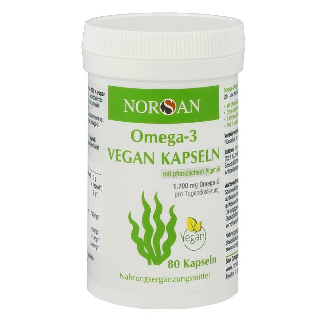 Omega-3 vegan 80 Kapseln NORSAN