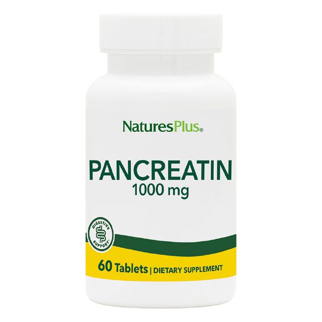Pancreatin 1000 mg   60 Tabletten  Natures Plus