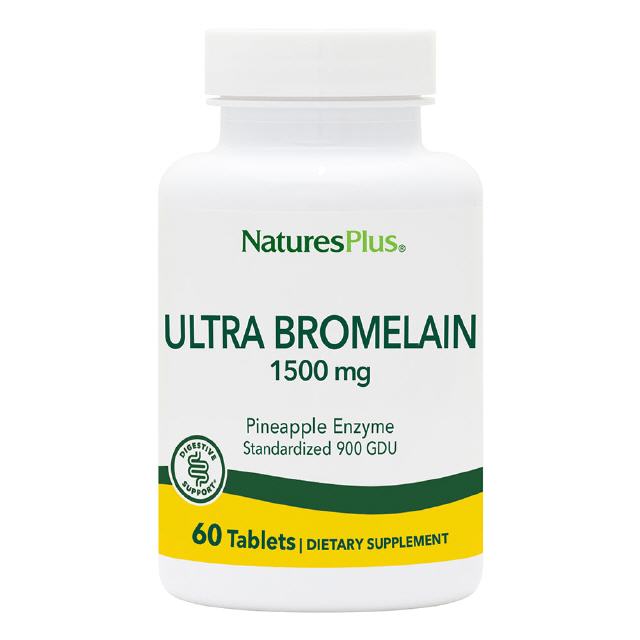 Ultra Bromelain 1500 mg 60 Tabletten Natures Plus