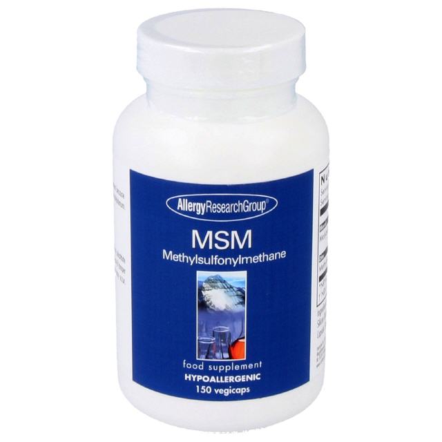 MSM 500 150 veg. Kapseln   Allergy Research Group