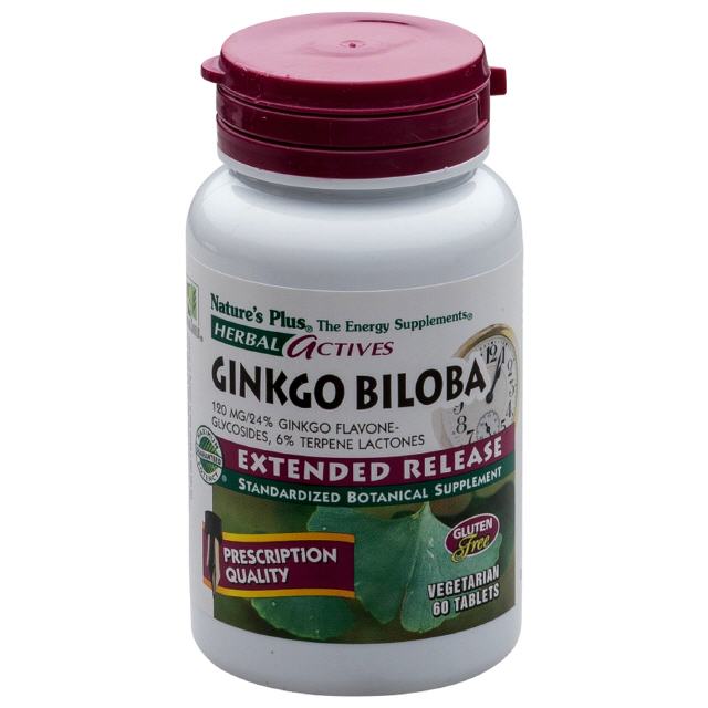 Ginkgo biloba 100 mg 60 veg. Kapseln Natures Plus