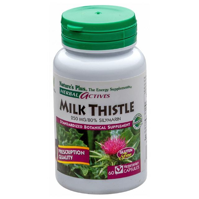 Milk Thistle 250 mg 60 veg. Kapseln Natures Plus