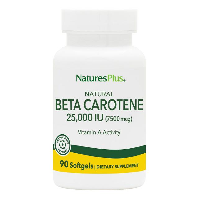 Natural Beta Carotene 90 Softgels Natures Plus