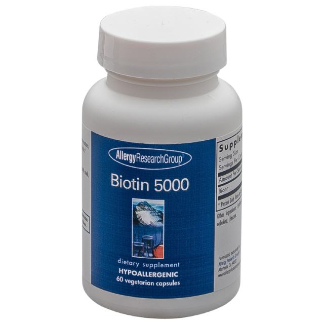 Biotin 5000 µg 60 veg. Kapseln  All. Res. Group