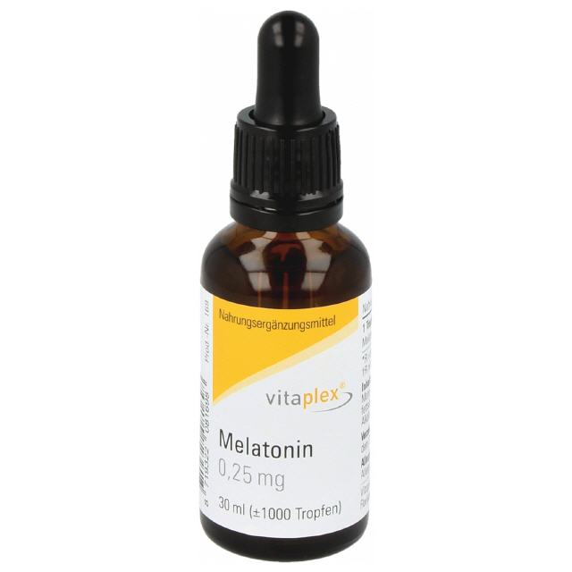 Melatonin flüssig 30 ml  0,25 mg  Vitaplex